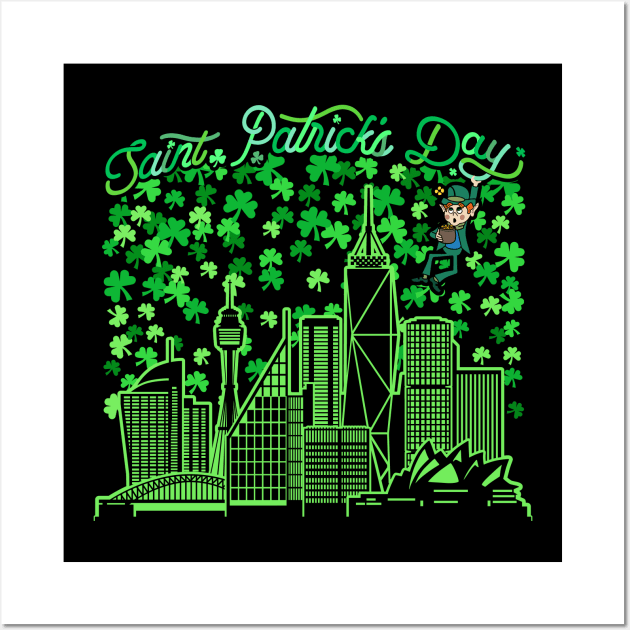 Saint Patrick's Day Sydney Australia Wall Art by travel2xplanet